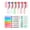 Type A, variant on 6Pieces Curves Highlighters Leakproof Pens For Note Taking Hand Lettering Art Projects Durability Plastic