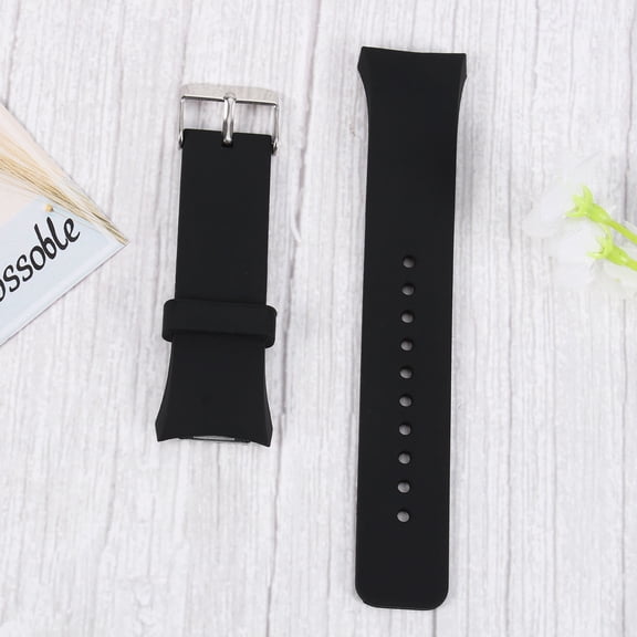 FOMIYES Silicone Replacement Sports Watch Band Strap for S2 R720 R730 with Thickened Design