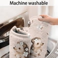 thumbnail image 5 of Cute Hedgehog Pattern with Flowers Bathroom Rugs Mat,Non Slip Microfiber Bathroom Rug,Rubber Backing,Soft Bathroom Mats for Bathroom Floor,Tub and Shower,60x24in(150x60cm), 5 of 5