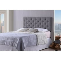 Baxton Studio Viviana Modern and Contemporary Fabric Upholstered Button-Tufted Full Size Headboard, Multiple Sizes and Colors