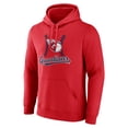 thumbnail image 2 of Men's Red Cleveland Guardians Fastball Pullover Hoodie, 2 of 3