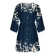 thumbnail image 4 of Vestidos Casuales de Verano Con Cordón de Media Manga Y Cuello en V Con Botones Estampados en La Parte Delantera Para Mujer Odeerbi ODB116256, 4 of 5