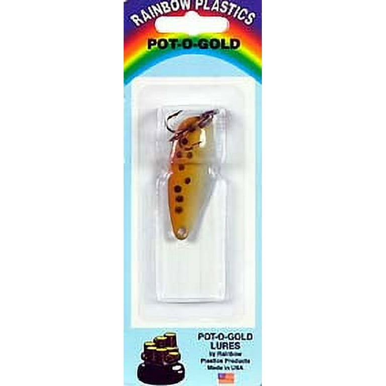Rainbow Double X Tackle Pot-o-gold Bass & Trout Spoon Fishing Lure