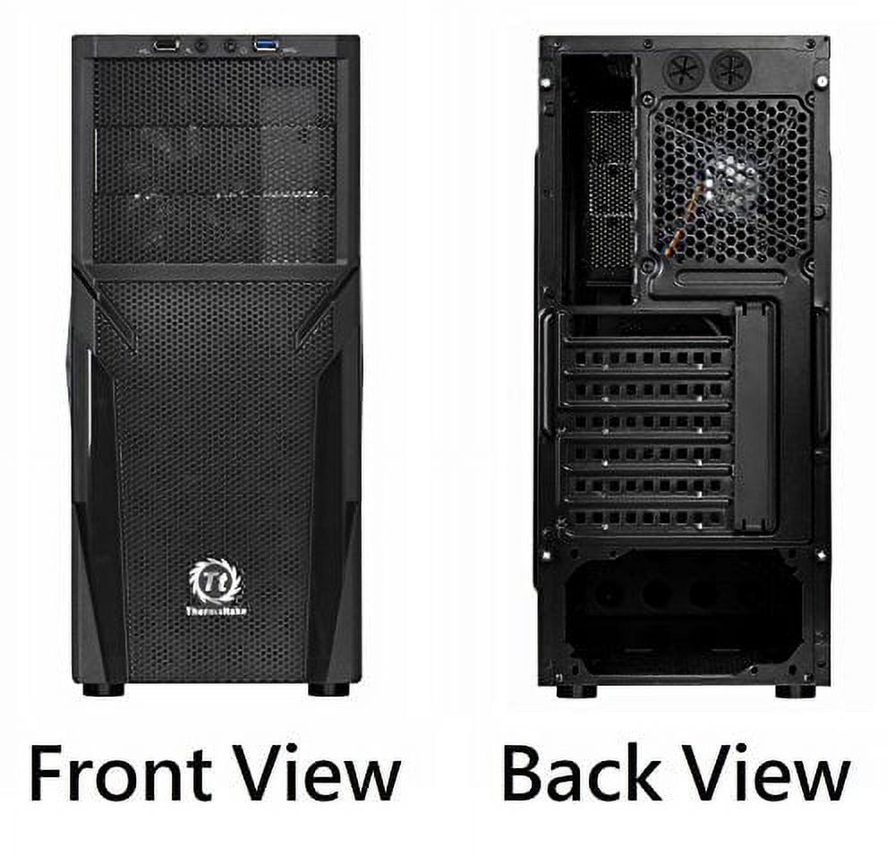 Thermaltake Versa H21 SPCC ATX Mid Tower Computer Chassis CA-1B2-00M1NN-00,Black