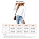 thumbnail image 5 of Camisas de manga larga, blusa de cuello redondo con volantes para mujer, blusa de cuello redondo con volantes, máxima confiabilidad, 5 of 5