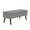 Grey, variant on Tcbosik Linen Fabric Storage Ottoman, Upholstered Foot Rest, Button Tufted End of Bed Bench for Bedroom, Living Room, Entryway, Off White
