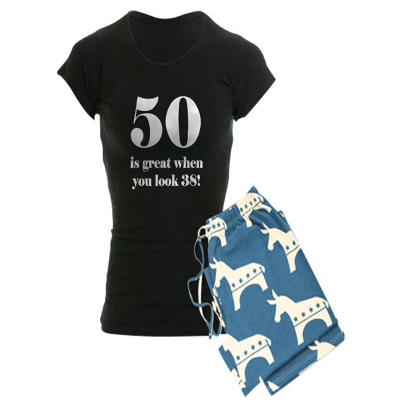CafePress - 50Th Birthday Humor - Women's Dark Pajamas