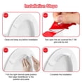 thumbnail image 1 of Protector contra salpicaduras Jadeshay para asiento de inodoro EVA, 1 of 9