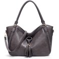 thumbnail image 1 of LHSHID Sac à Bandoulière Rétro à Franges pour Femmes, Sac Seau Décontracté à la Mode, 1 of 9