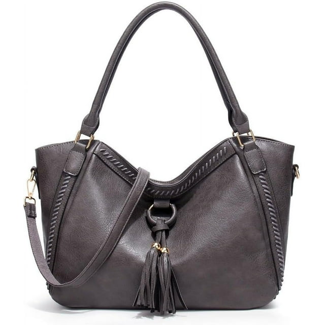 LHSHID Sac à Bandoulière Rétro à Franges pour Femmes, Sac Seau Décontracté à la Mode