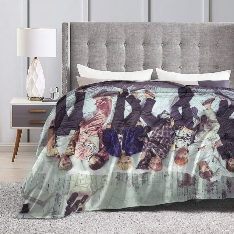 Super soft K-Pop BTS blanket comfortable blanket suitable for sofa