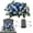 Blue, variant on Artificial Headstone Flower Saddle: Blue Rose Sunflower Cemetery Flowers for Grave - Outdoor Grave Decorations for Cemetery Saddles for Headstones - Spring Summer Memorial Gift for Loved One