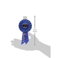 thumbnail image 2 of Beistle Rosette MVP, 31/4 Po par 61/2 Po, Multicolore, 2 of 2