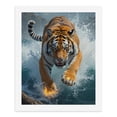 thumbnail image 5 of Paint By Numbers Kit for Adults Beginner - DIY Tiger Leaping Over Water Waves Canvas Painting Kits for Adults, Frameless Paint By Number for Adults for Home Wall Decor 16x20 Inch, 5 of 7