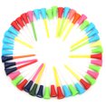 thumbnail image 1 of Sonew Tee,Double Layer Tee,50PCS 83mm Colourful Soft Silicone Durable Plastic Double Layer Environmental Protection Non-Toxic Tee, 1 of 9