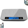 thumbnail image 3 of Raindrops Digital Scale with Stainless Steel and ABS Material for Measuring Use Silver Easy Unit Switch and Peeling Function 10kg, 3 of 8
