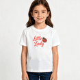 thumbnail image 2 of Girls Graphic Tees Little Ladybug Lady Kids T Shirt Cute Sweet 100% Cotton Short Sleeve Soft Tops 4-13Y, 2 of 5