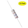 thumbnail image 1 of Uxcell 10Pcs 5W 5 Watt Resistor de película de óxido metálico Axile 27K Ohm ±5% Tolerancia, 1 of 7