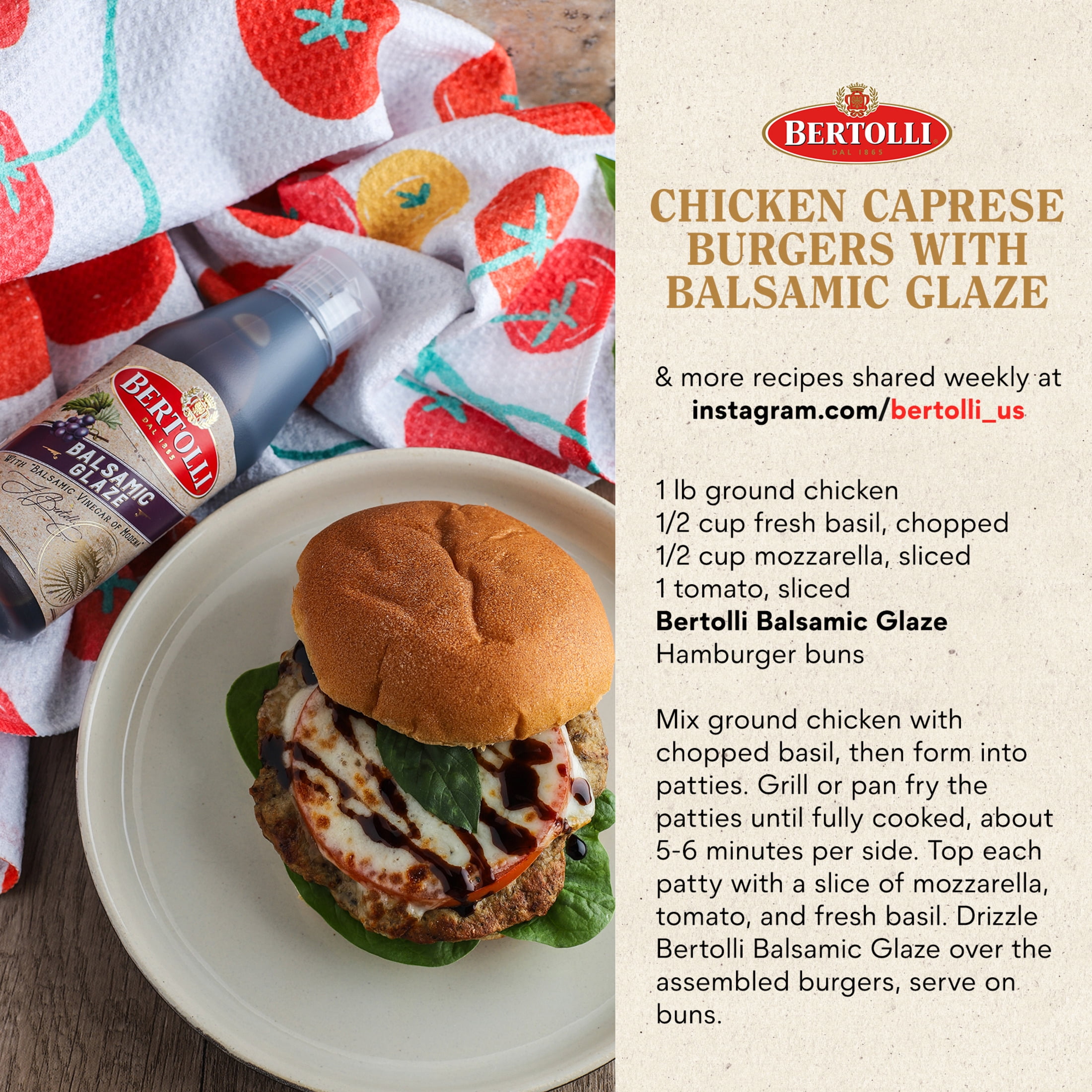 Bertolli Balsamic Glaze Vinegar, 6.8 oz