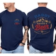 thumbnail image 4 of Daddy Needs A Beer Vintage Mountain Graphic Casual T-Shirt for Men, 4 of 6