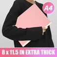 thumbnail image 3 of shiyou-A4 Large Journal Notebook - Extra Thick 8x11.5 Inch, 400 Pages, Soft Leather Cover, Wide Ruled - Daily Journals for Women, Men - Notebooks for Work, Office, School - Pink, 3 of 4