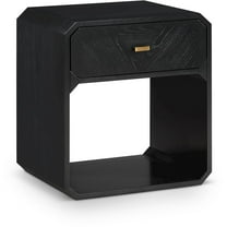 Meridian Furniture Parker Black Ash Veneer Night stand