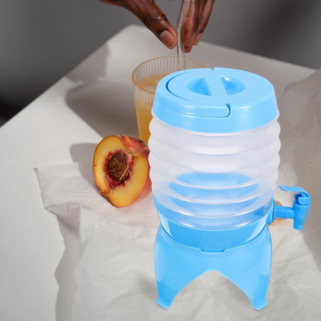 Hytrove 1Jgo De Líquidos Azul Plegable Con Para Deportes Y Camping