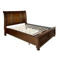 thumbnail image 4 of Lexicon Cumberland 2 Drawers Wood Full Sleigh Platform Bed in Brown Cherry, 4 of 11