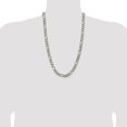 thumbnail image 4 of Finest Gold Sterling Silver Antiqued 7.75 mm Figaro Chain, 4 of 4