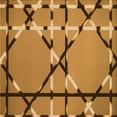 thumbnail image 1 of Ahgly Company Indoor Square Patterned Mahogany Brown Area Rugs, 6' Square, 1 of 6