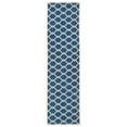 thumbnail image 5 of SAFAVIEH Courtyard Estelle Geometric Indoor/Outdoor Runner Rug, 2'3" x 12', Navy/Beige, 5 of 11