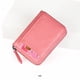 thumbnail image 3 of Monedero Corto Qarigey Billetera Cremallera Bloqueo Rosa Gran Capacidad, 3 of 6