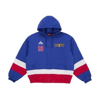 Supreme Men's Praises Varsity Jacket Navy, from StockX - Walmart.com
