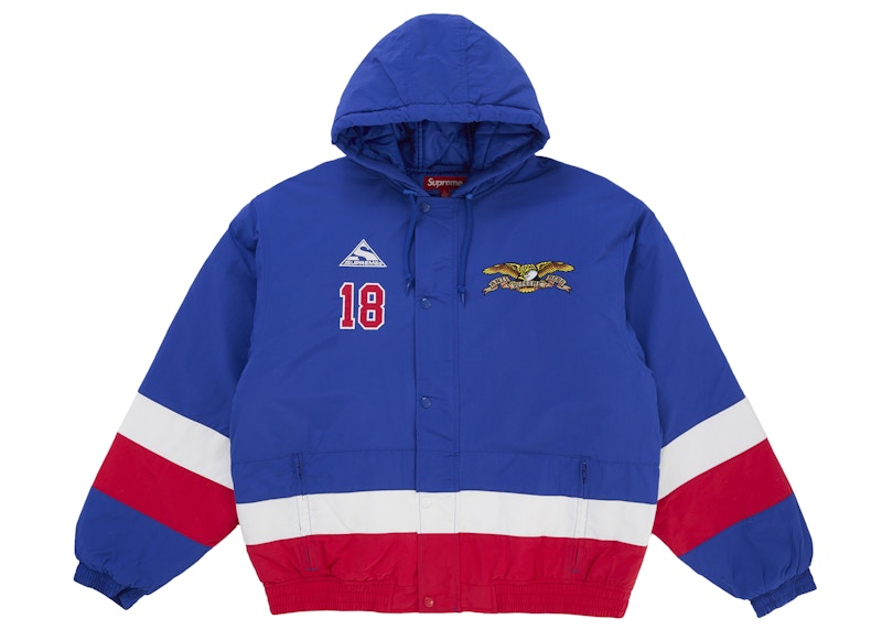Supreme Men's Praises Varsity Jacket Navy, from StockX - Walmart.com