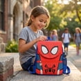 thumbnail image 3 of Superhero Large Capacity School Bag Hero Spider Web Theme Student Rucksack for Secondary Primary Education Travel Hiking Camping Weekend Trip, 3 of 7