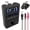 Black, variant on Aukuyee 2.4" TFT Handheld Oscilloscope, Mini Digital Portable Multimeter Audio Scope Tester Kit with BNC Clip Probe, Power Supply