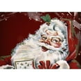 thumbnail image 2 of CafePress - Vintage Santa Claus With Many Gifts Ornament - Scroll Ornament, 2 of 3