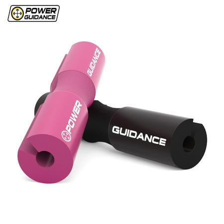 Power Guidance Barbell Squat Pad - Neck & Shoulder Protective Pad - Great for Squats, Lunges, Hip Thrusts, Weight lifting & (Best Weight Bar For Squats)