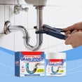 thumbnail image 6 of TechToyHub Drain Pipe Unclogging Powder, Powerful Cleanser for Sink and Toilet, Non Corrosive Drain Opener for Hair and Grease, Fast Acting, 6 of 8