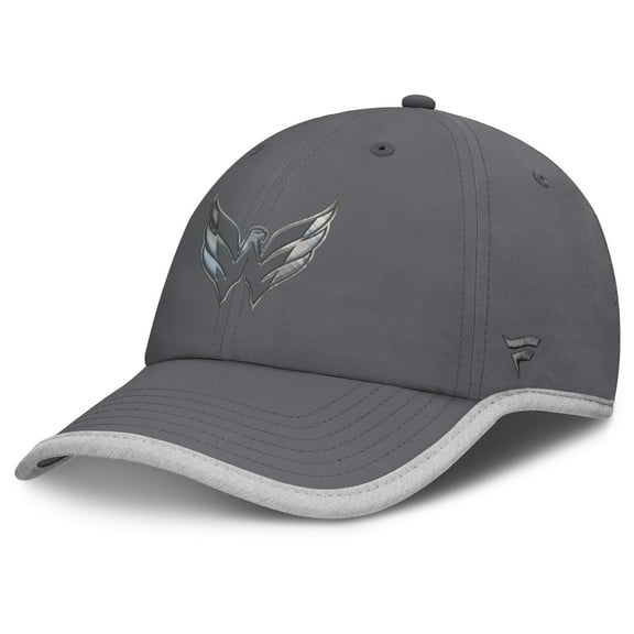 Women's Fanatics Charcoal Washington Capitals Fundamental Reflector-Adjustable Hat