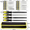 thumbnail image 2 of High-Carbon Steel Metal File Set for Woodworking and Metal, 25 Pieces, 2 of 6