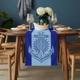 thumbnail image 2 of Navy Blue Anchor Table Runner - 108 Inch Long, Kitchen Dining Table Runner Dresser Scarves, Nautical Mandalas Boho Modern Abstract Farmhouse Decor for Coffee Tables Wedding Party Banquet, 2 of 8