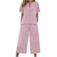 thumbnail image 1 of Camisas de Manga Larga para las Mujeres Suelto Ajuste Sólido Botón Liso Arriba con el Conjunto de Pantalones de Bolsillo, Camisa de Manga Larga Liso Mujer Lino Sentir, 1 of 6