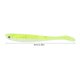 thumbnail image 5 of Cebo De Pesca, Material Ecológico De PVC 10 Piezas Señuelo De Pesca, Accesorio De Pesca Resistente Y Duradero Artificial Para Pesca En Río, Pesca En Barco Oceánico YLSHRF 4 # amarillo verde blanco, 5 of 8