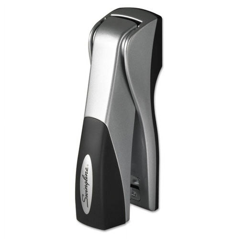 "Optima Grip Compact Stapler, 25-Sheet Capacity, Silver | Bundle of 2 Each"