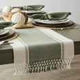 thumbnail image 4 of DII Ribbed Dobby Stripe 13x72"Table Runner, 4 of 5