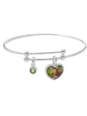 Shopkins Fine Silver-Plated Charm Bangle
