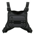 thumbnail image 1 of Bolsa de pecho Muserise Sports resistente al agua para hombre, color negro, 1 of 6