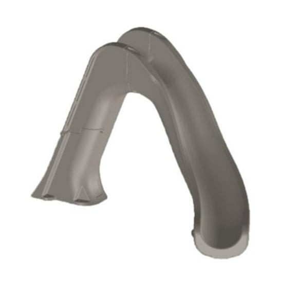 Global Pool Products GPPSTWGREYR Tidal Wave Slide, Grey - Right