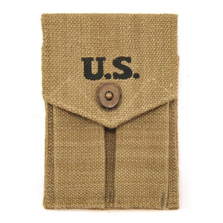1911 Auto Frame - WW2 Model 1911 45 AUTO DOUBLE MAGAZINE POUCH Marked JT &L 1942